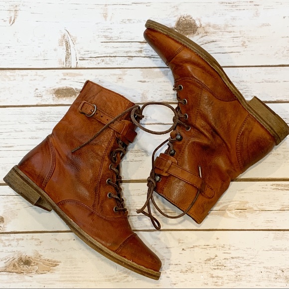 All Saints Shoes - All Saints Spitalfields Vintage Lace Up Boots